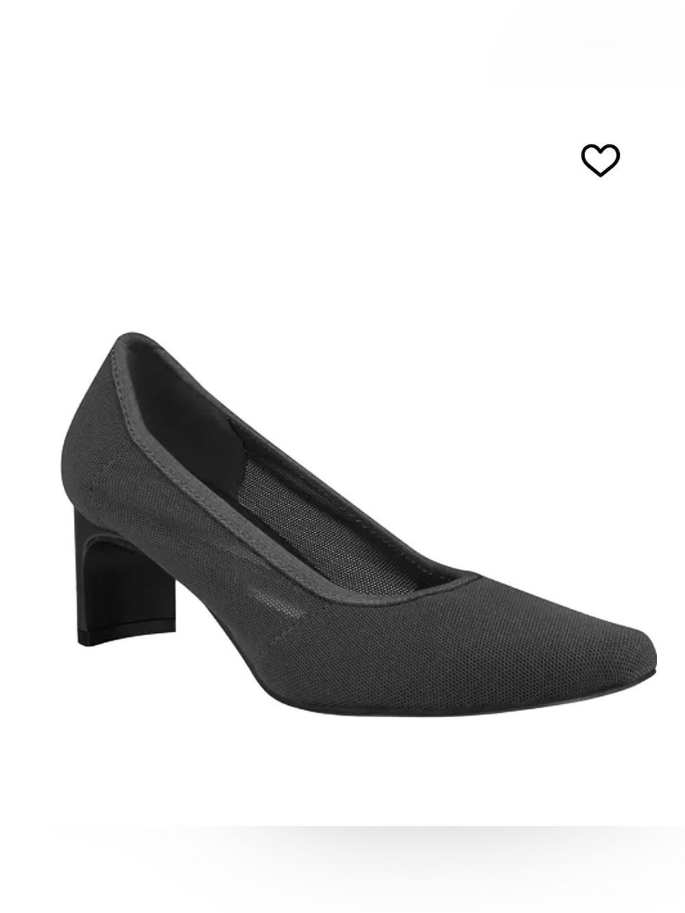 IMPO Ellanore Pointed Toe Stretch Black Memory Foam Pumps